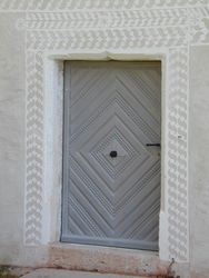Restaurierung Eingangstüre Haustüre